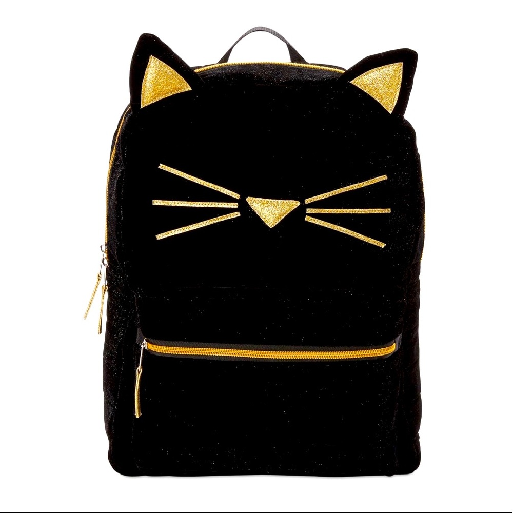 Critters Velveteen Kitty Backpack 🐈‍⬛